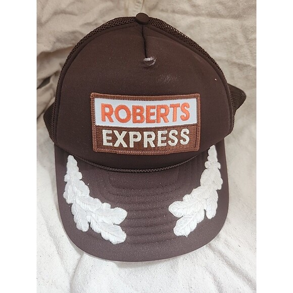 Vintage Roadway Express Mesh Trucker Hat Snapback - Picture 1 of 5